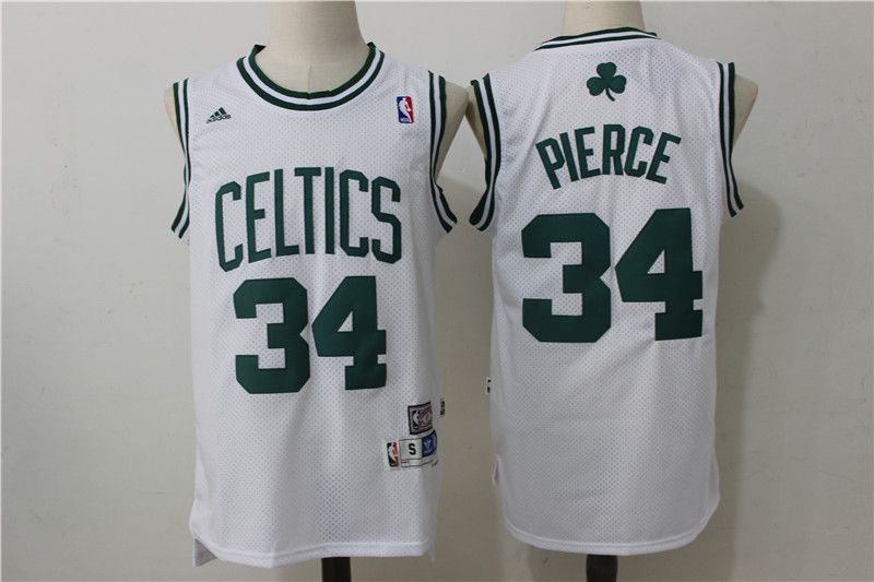 Men Boston Celtics #34 Pierce White Adidas NBA Jersey->boston celtics->NBA Jersey